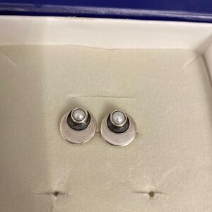 Mexican Silver Stud Earrings